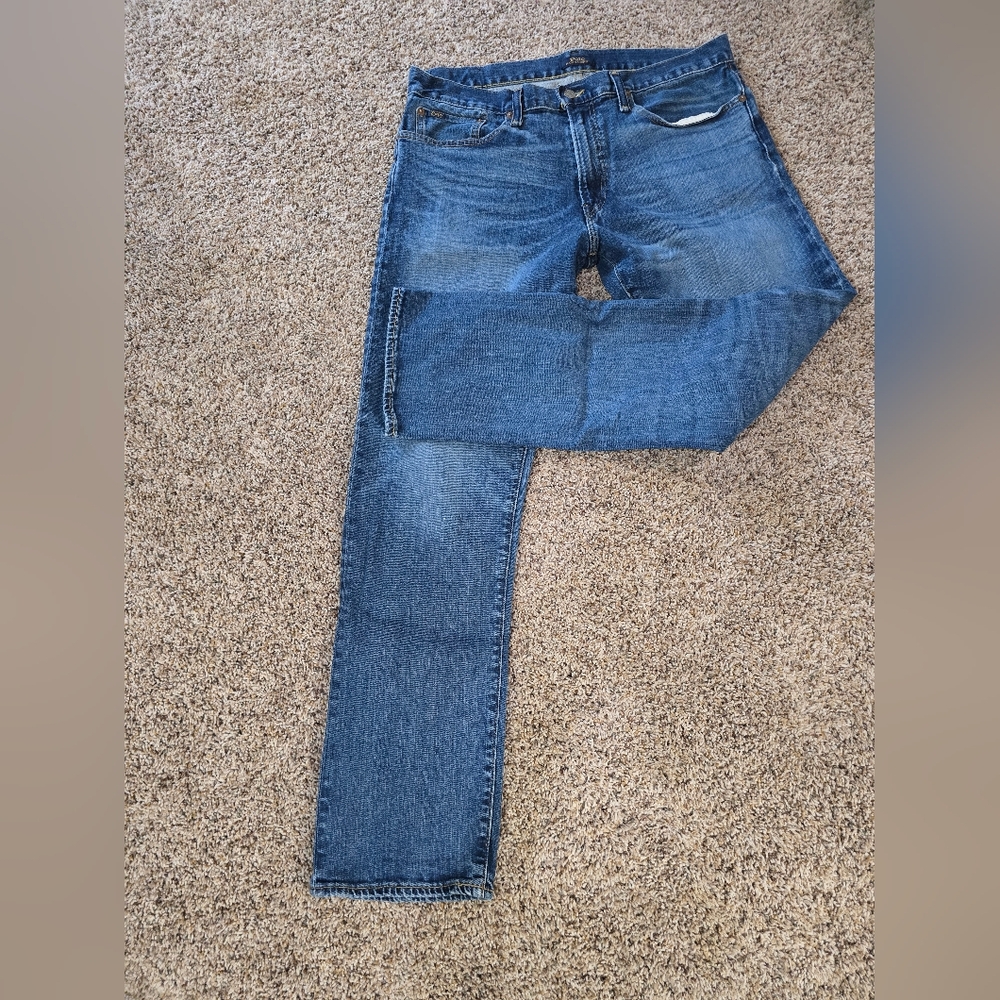 Ralph Lauren Men's Medium Wash Relaxed-Straight Jeans